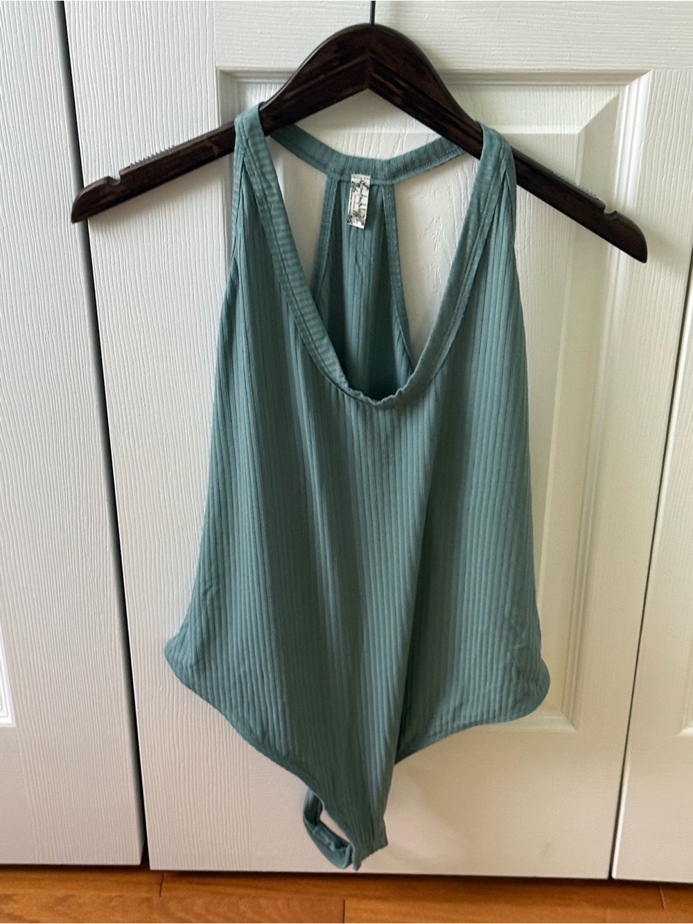 Free People Speed Dial Bodysuit in Sea Breeze - Picture 2 of 4